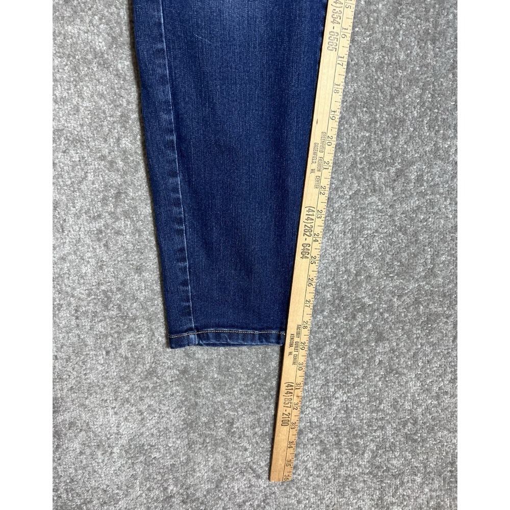 Maurices Everflex High Rise Skinny Jeans Womens Size 20W Blue Stretch 5 Pocket - Picture 9 of 10